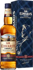 Sir Edward´s Smoky Blended Scotch Whisky 70cl, 40%, dárkové balení