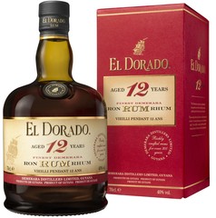 El Dorado Rum 12 YO 70cl, 40%, dárkové balení
